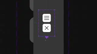 Create hamburger menu in Figma 