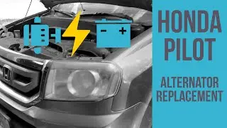 Honda Pilot Alternator Replacement and Diagnosis