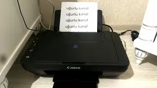 CANON E414 İLE ÇİFT TARAFLI YAZDIRMA - YAZICIDAN ARKALI ÖNLÜ ÇIKTI ALMAYI DENEDİM