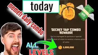 memefi daily secret combo  level 1-10 || 7 July 2024