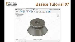 Fusion 360 Basics - Spin Profiles (Tutorial 07)