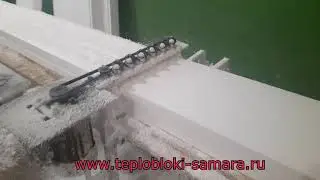 Вырезаем ласточкин хвост для теплоблоков