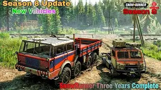 SnowRunner - New Trucks Of Season 8 | Snowrunner Season 8 & Phase 8 New Update | Full Detail