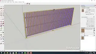 How to make a Dynamic Fence Sketchup : Copies Attribute Dynamic Components