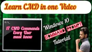 Learn CMD commands in one video in hindi || Windows command line tutorial || CMD Tricks & Secrets