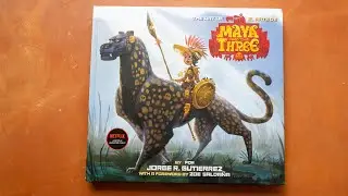 The Art of Maya and the Three (book flip)