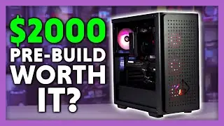 Is this $2000 prebuild worth it for gaming? (Starforge Horizon Elite)