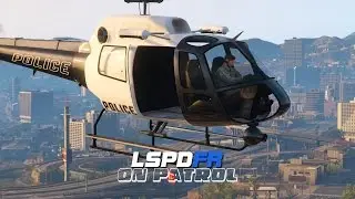 LSPDFR - Day 233 - Police Helicopter Patrol