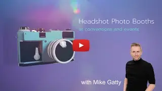 Headshot  Photo Booth at  Conventions and Events