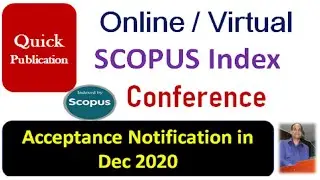 Fast Publication Scopus Conference || Acceptance in Dec 2020