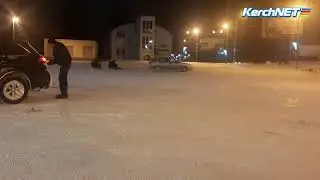Катание на санках. Керчь