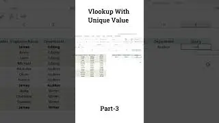 Part-3 | Excel VLOOKUP: Using Two Lookup Values | Rohit Narang #exceltech #emailautomation
