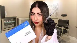 DOCTORA SEÑORITA TE HACE EL TEST Y TE VACUNA 💉 ROLEPLAY MÉDICO || ASMR Español
