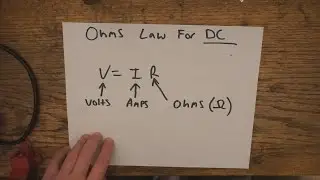 Ohm's Law for DC Circuits