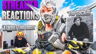 STREAMERS CANNOT BELIEVE THE FASTEST VALKYRIE MOVEMENT..(ft Faide) (KILLING TWITCH STREAMERS APEX)