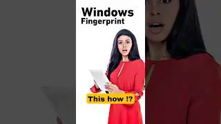 How to use Fingerprint sign in on windows 