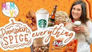 Mom Vs Pumpkin Spice EVERYTHING | Pumpkin Spice Snacks Taste Test | MyRecipes