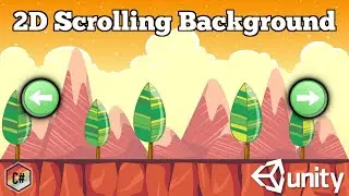 Scrolling Background (Parallax Background) C# | UNITY