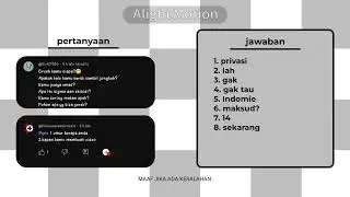 QNA singkat...🗿 ( spesial 12rb subscribe )