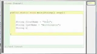 Concatenation of Strings in Java