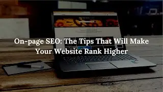 Elements of “on page seo techniques“