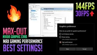 How to Optimize Nvidia GeForce Settings for Max Gaming Performance & FPS Boost... 2021 🔥