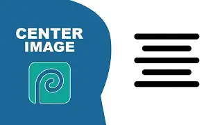 How to center image in photopea