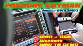 Porsche Cayman GW52MO2 Dension Ipod BLUETOOTH USB MP3 by AutoToys.com (997/998)