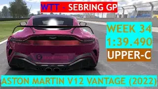 WTT (Week 34, 2025) - Aston Martin V12 Vantage (2022) at Sebring GP