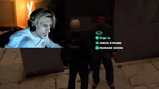xQc Signs in to do Weed Run on PP | NoPixel GTA RP
