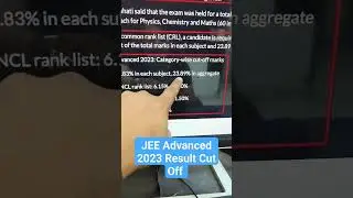 JEE Advanced 2023 Cut Off Marks Category Wise 