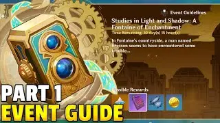 Photograph 3 different kinds of Xenochromatic Fontemer Aberrants | Event Guide | Genshin Impact
