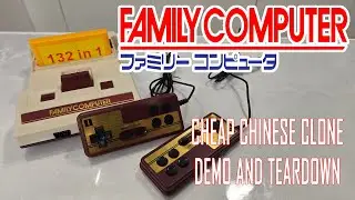 Cheap Chinese Famicom Clone - Teardown and Demo - IT'S NASTY! #famicom