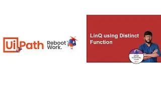 UiPath Tutorial l LinQ - Distinct Function