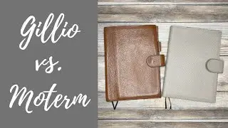 Gillio A5 Appunto vs Moterm Hobonichi Cousin Cover Comparison