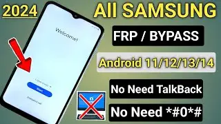 Free New Method 2024" Samsung All Model FRP Bypass Android 13/14 | Remove Gmail Lock Samsung Phone