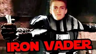 Anakin gets an Iron Man Vader suit