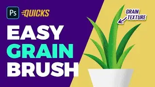 Quick Grain Brush: How To Create Noise Grain Brush in Photoshop like Procreate (2021)