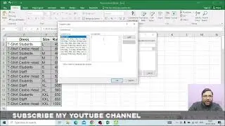 Custom Sort/ Filter Option (Advance Excel)