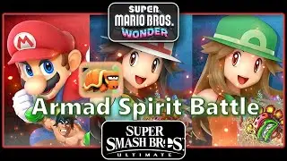 SSBU Armad Spirit Battle | Mario Vs Pokemon Trainer | Super Mario Bros. Wonder