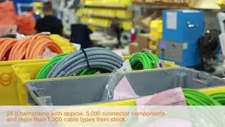 ready-to-connect chainflex® cables with industrial connectors from HARTING