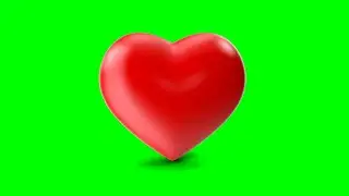 Love symbol, heart green screen effect|How to use Chroma key effect