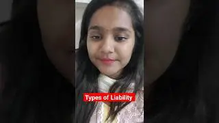 Types of Liabilities #shorts