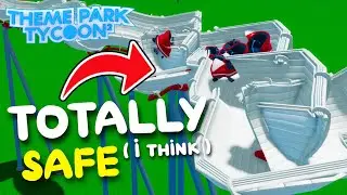 BREAKING the BOBSLED COASTER in Theme Park Tycoon 2!