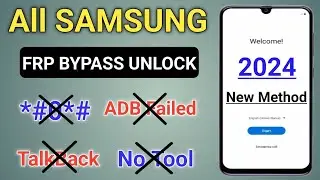 Finally New Method-All Samsung FRP Bypass|Unlock 2024 All Android 12/13/14 | Google Account Remove