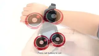 T128 Wireless Waiter Restaurant Pager Calling System Watch Receiver Cafe Club