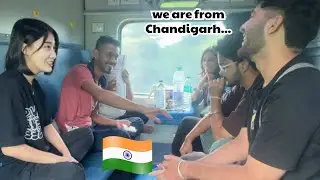🇮🇳9 HOURS SOLO IN INDIAN TRAIN (part 1), Korean girl in India 여자 혼자 인도 기차 놀라운 9시간, 기차에서 인도 친구들 만든 썰