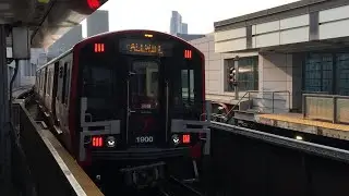 MBTA Red Line Trains at Charles/MGH