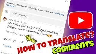 Youtube Comments Translate Nahi Ho Raha ? Youtube comment translate to english/Hindi