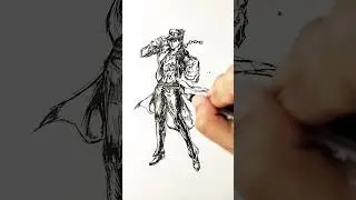 Speed drawing StickMan-Jojo?! 😳😳 